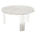 Kartell-T-Table Seitentisch, Kristall Klein