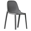 Stapelbarer Stuhl Broom plastikmaterial grau - Emeco grau en plastikmaterial