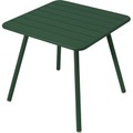 Fermob, Luxembourg quadratischer Tisch / vier Tischbeine - für 2 bis 4 Personen - 80 x 80 cm - Fermob grün en metall