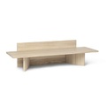 Oblique Bank / Niedrige Konsole - Holz / L 120 cm - Ferm Living holz natur en holz