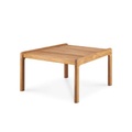 Jack Outdoor Beistelltisch / 54 x 54 cm - Teakholz - Ethnicraft holz natur en holz