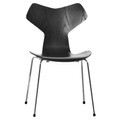 Grand Prix Stapelbarer Stuhl - Fritz Hansen schwarz en holz
