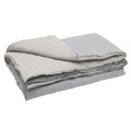 Bettdecke 140 x 200 cm Cocoon Vice Versa textil beige / 140 x 200 cm - Leinen - Maison de Vacances beige en textil