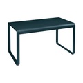 Bellevie rechteckiger Tisch / 140 x 80 cm - Metall - Fermob blau en metall
