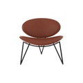 Semper Lounge Sessel / Leder - AYTM braun/beige en leder