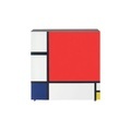 Homage to Mondrian Schrank / Shiro Kuramata, 1975 - L 112 x H 116 cm / Rollen - Cappellini bunt en holz