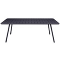 Luxembourg rechteckiger Tisch / für 8 Personen - 207 x 100 cm - Fermob grau en metall
