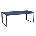 Bellevie rechteckiger Tisch / L 196 cm - für 8 bis 10 Personen - Fermob blau en metall