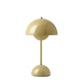 Flowerpot VP9 Lampe ohne Kabel / H 29,5 cm - By Verner Panton, 1968 - &tradition beige en plastikmaterial