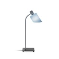 Nemo, La Lampe de Bureau Tischleuchte Glas Blaugrau / Charlotte Perriand, 1965 - Nemo blau en glas