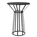 Hollo Beistelltisch / Ø 50 cm x H 73 cm - Petite Friture schwarz en metall