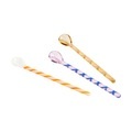 Spice Löffel / Glas - 3er-Set / L 12 cm - Hay bunt en glas