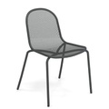 Stapelbarer Stuhl Nova grau metall / Metall - Emu grau en metall