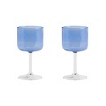 Tint Weinglas / 2er-Set - Hay blau en glas