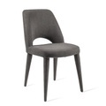 Holy Gepolsterter Stuhl / Stoff - Pols Potten grau en textil