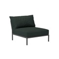 Level 2 Lounge Sessel / Extra weiche Rückenlehne - Houe grün en textil