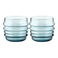Sukat Makkaralla Glas / Set de 2 - Verre soufflé bouche - Marimekko blau en glas