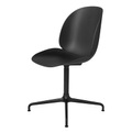 Beetle Drehstuhl / Gamfratesi - Gubi schwarz en metall/plastikmaterial