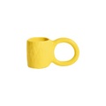 Petite Friture, Donut Medium Kaffeetasse / Ø 8 x H 9 cm - Petite Friture gelb en keramik