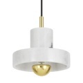 Tom Dixon Stone - Hängeleuchte mit Marmorschirm