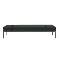 Turn Liege / L 190 cm - Ferm Living grün en textil