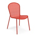 Ronda XS Stuhl / L 51,5 cm - Metall - Emu rot en metall