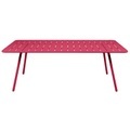 Luxembourg rechteckiger Tisch / für 8 Personen - 207 x 100 cm - Fermob rosa en metall