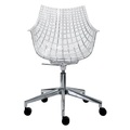 Driade, Meridiana Sessel mit Rollen - Driade transparent en plastikmaterial