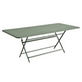 Caractère Klapptisch / 90 x 190 cm - für 8-10 Personen - Fermob grün en metall