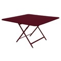 Caractère Klapptisch / 128 x 128 cm - Fermob rot en metall
