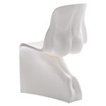 Him Stuhl - Casamania weiß en plastikmaterial