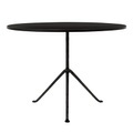 Officina Outdoor Runder Tisch / Ø 100 cm - Tischplatte aus Stahl - Magis schwarz en metall