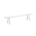 Vanity Bank / L 220 cm - Aluminium - Vlaemynck weiß en metall