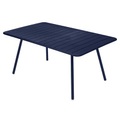 Luxembourg rechteckiger Tisch / für 6 bis 8 Personen - 165 x 100 cm - Fermob blau en metall
