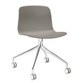 Hay, About a chair AAC14 Stuhl mit Rollen / Drehstuhl - Hay grau/metall en metall/plastikmaterial