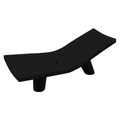 Low Lita Lounge Liege - Slide schwarz en plastikmaterial