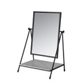 Table Mirror Stellspiegel Neuauflage aus den 50er Jahren - Marmor & Stahl - Fritz Hansen schwarz en stein