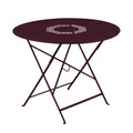 Fermob, Lorette Klapptisch / Ø 96 cm - 5 Personen / Perforiertes Metall - Fermob rot en metall