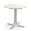 System Runder Tisch / Ø 80 cm - Emu weiß en metall