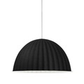 Under the bell Schalldämpfende Hängelampe schalldämpfend - Ø 82 cm - Muuto schwarz en textil