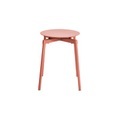 Fromme Stappelbarer Hocker / Aluminium - Petite Friture rosa/orange en metall