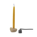 Geschenkbox Libre keramik bunt / Set mit Kerzenhalter + 4 Kerzen + Kerzenlöscher - Ferm Living bunt en keramik