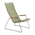 Houe, Houe - Gartenstuhl CLICK - oliv - Kunststoff - 62.5cm