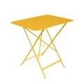 Fermob, Klapptisch Bistro metall gelb / 77 x 57 cm - 4 Personen / Sonnenschirm-Loch - Fermob en