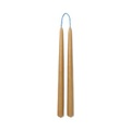 Dipped Langkerze / 2er-Set - h 30 cm - Ferm Living beige en wachs