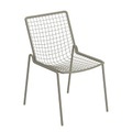 Rio R50 Stapelbarer Stuhl / Metall - Emu grau en metall