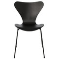 Série 7 Stapelbarer Stuhl / Gefärbte Esche - Fritz Hansen schwarz en holz