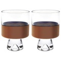Glas Tank glas transparent kupfer / niedrig - H 11 cm - 2er Set - Tom Dixon transparent en glas