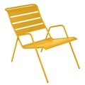 Lounge Sessel Monceau metall gelb / Stapelbar - Fermob en