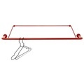 Gravity Kleiderständer Wandgarderobe / L 90 cm - Nomess rot en metall/plastikmaterial